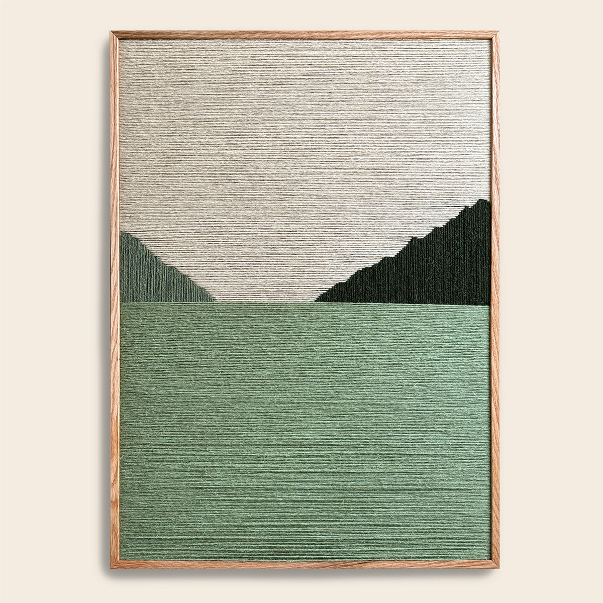Upcycled kunstværk 50x70cm, Nr. 62