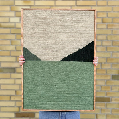 Upcycled kunstværk 50x70cm, Nr. 62
