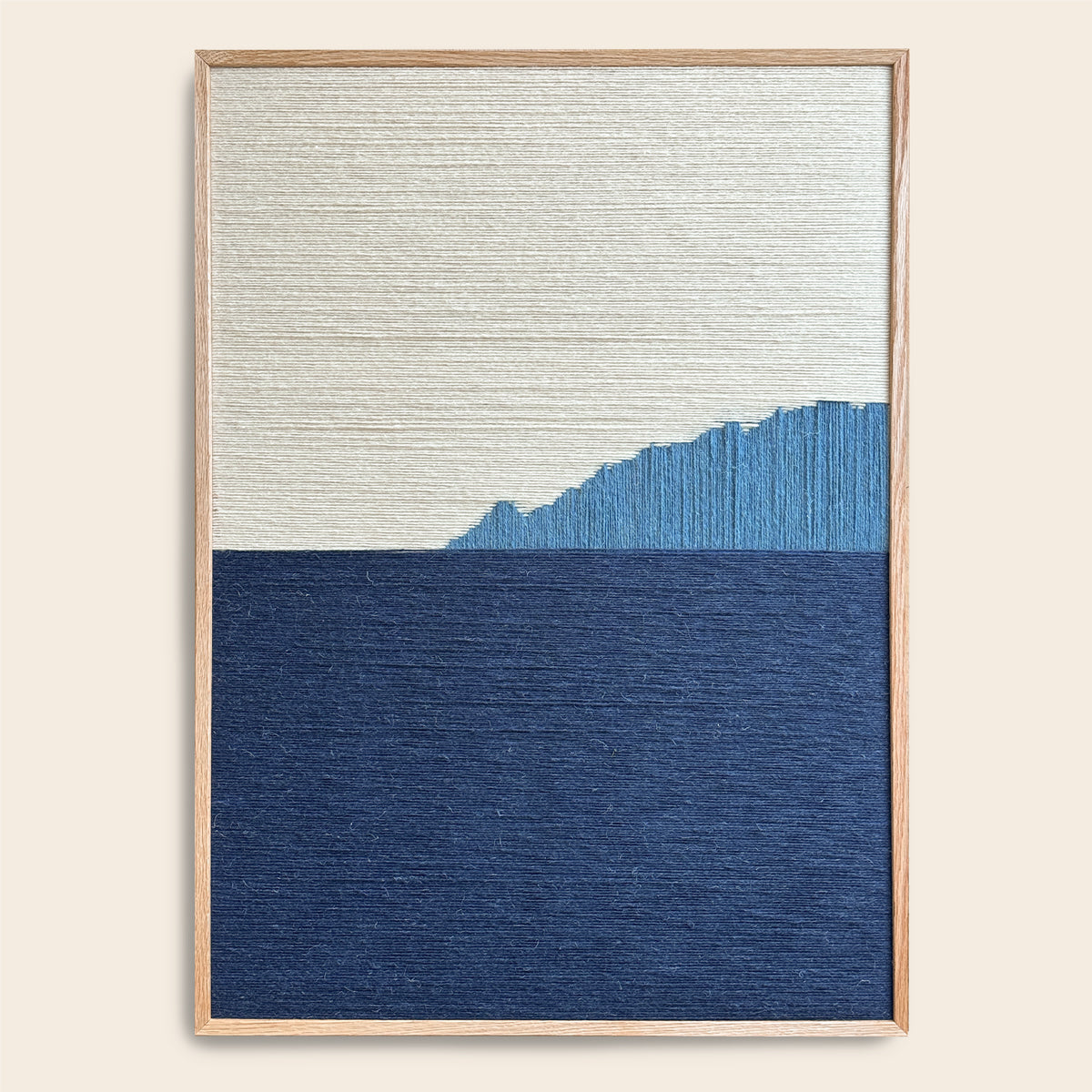 Upcycled kunstværk 50x70cm, Nr. 59