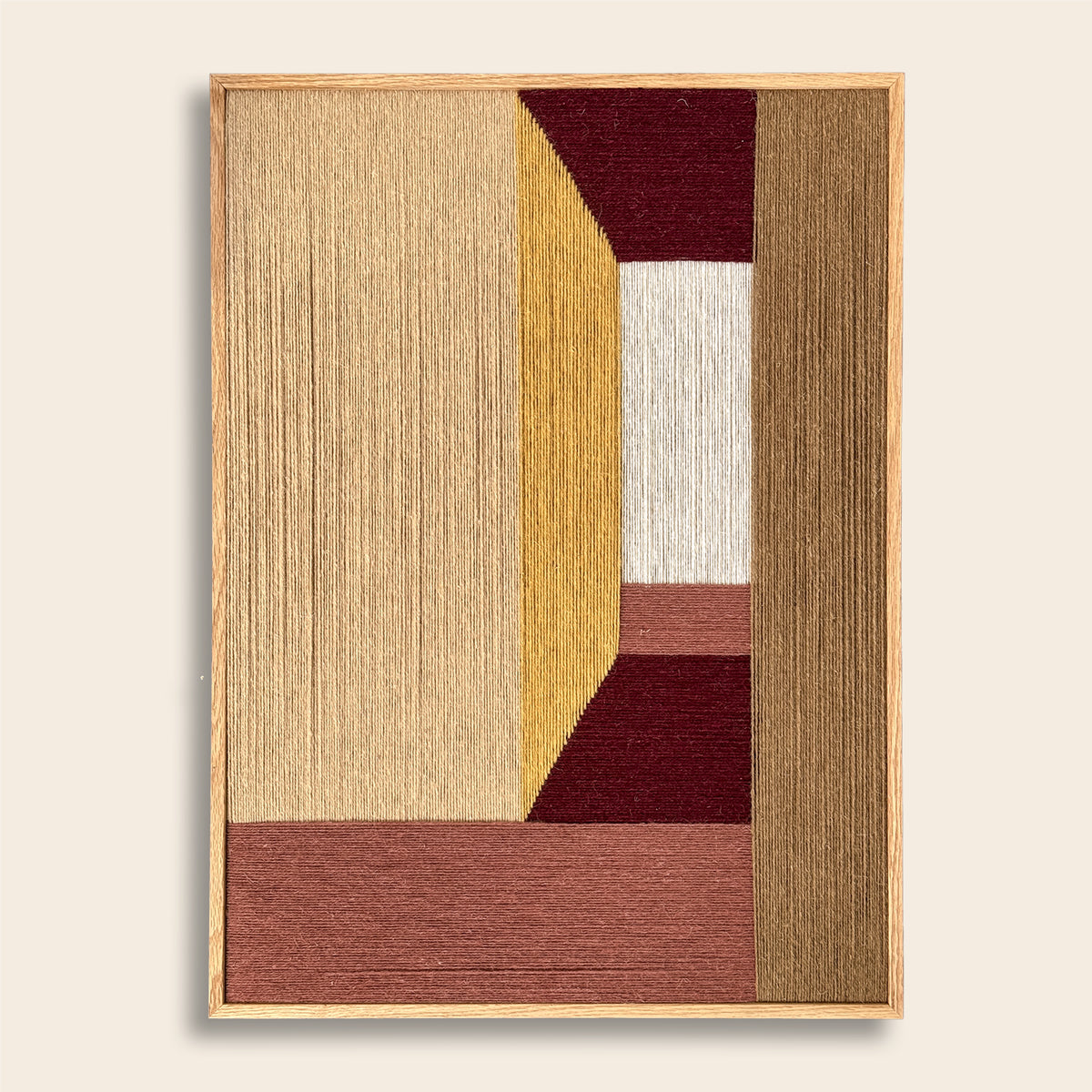 Upcycled kunstværk 50x70cm, Nr. 64