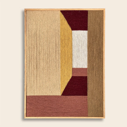 Upcycled kunstværk 50x70cm, Nr. 64