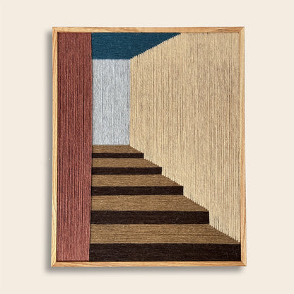 Upcycled kunstværk 40x50cm, Nr. 66