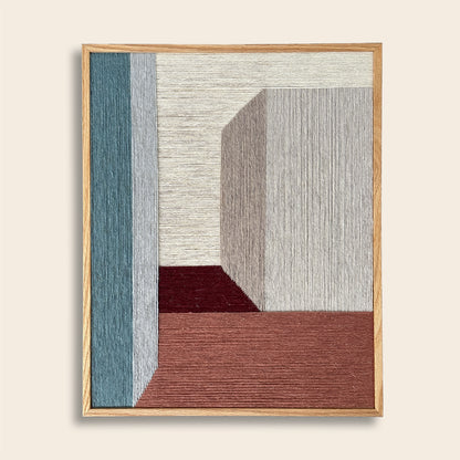 Upcycled kunstværk 40x50cm, Nr. 67