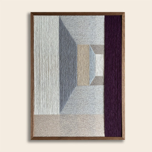 Upcycled kunstværk 50x70cm, Nr. 73