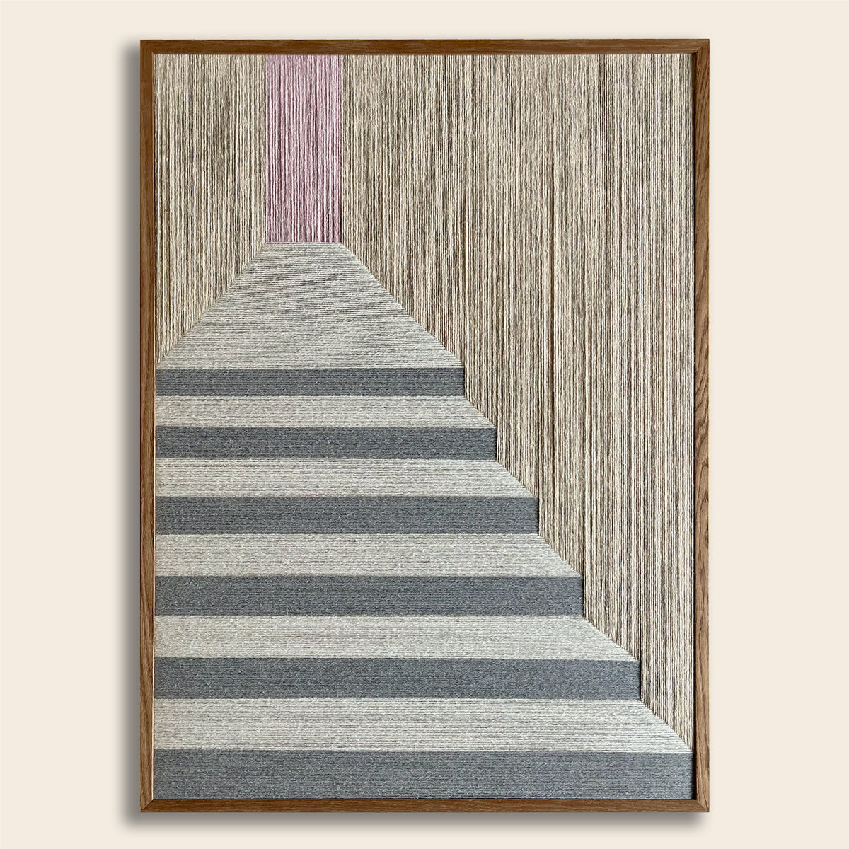 Upcycled kunstværk 70x100cm, Nr. 76