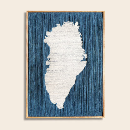 Upcycled artwork - Greenland, 50x70cm - Limited edition