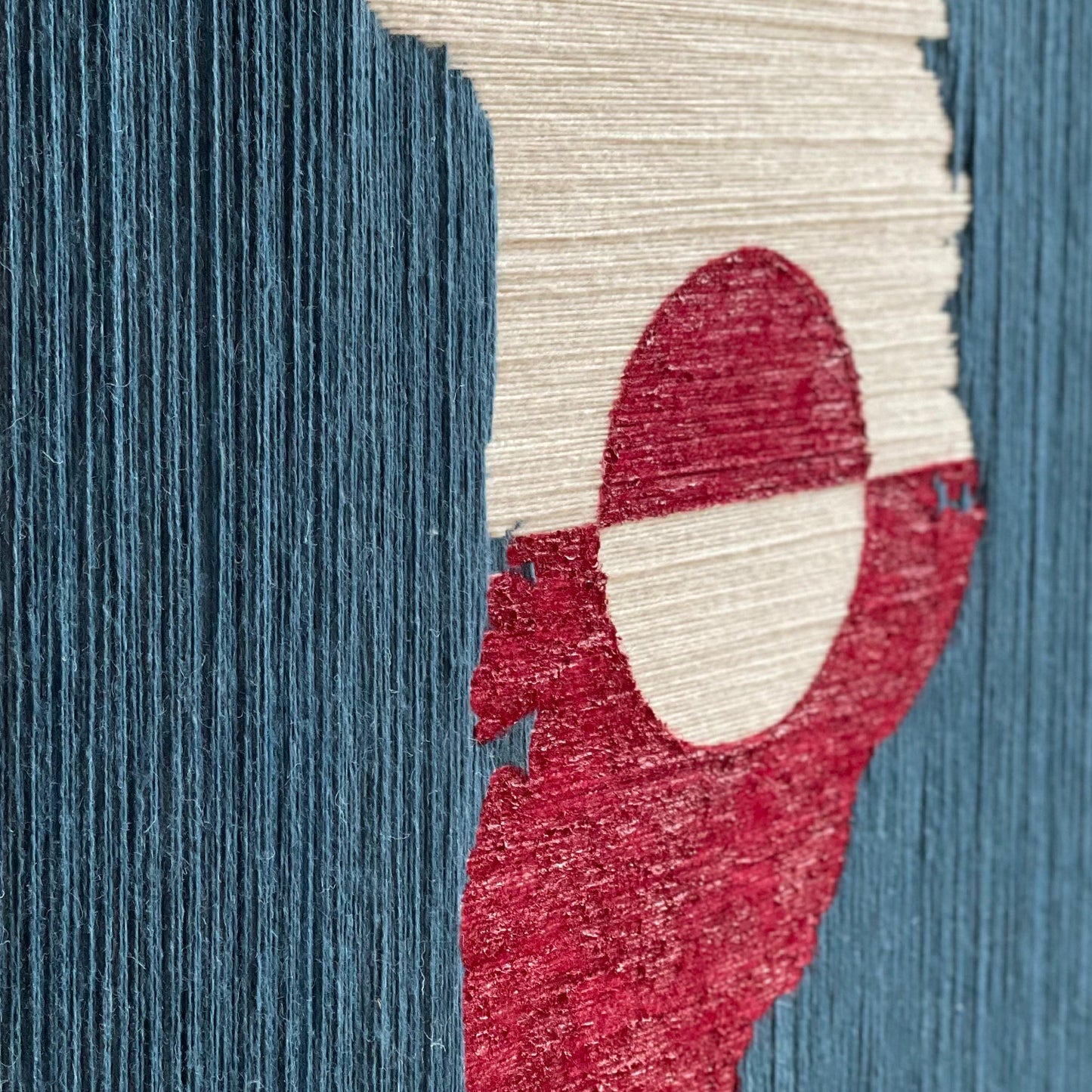 Upcycled artwork - Greenland, 70x100cm - Limited edition