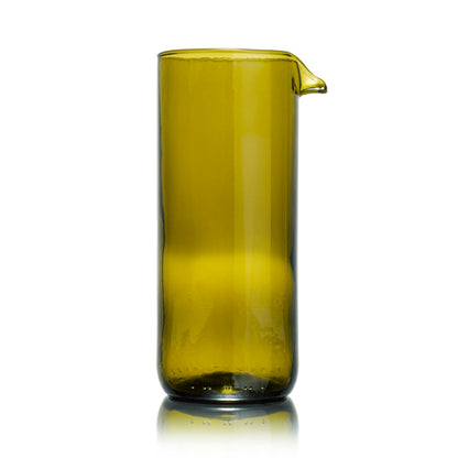 Upcycled carafe #2, green