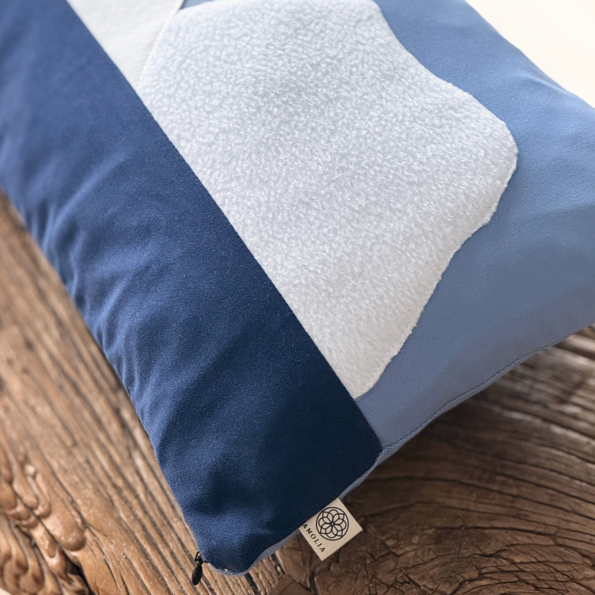 Upcycled pude, 30x50cm, Grønland, recycled inderpude medfølger