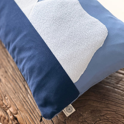 Upcycled pude, 30x50cm, Grønland, recycled inderpude medfølger