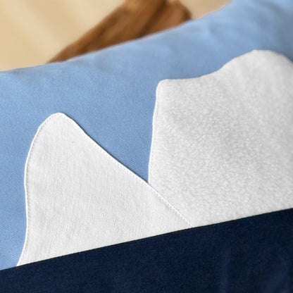 Upcycled pude, 30x50cm, Grønland, recycled inderpude medfølger