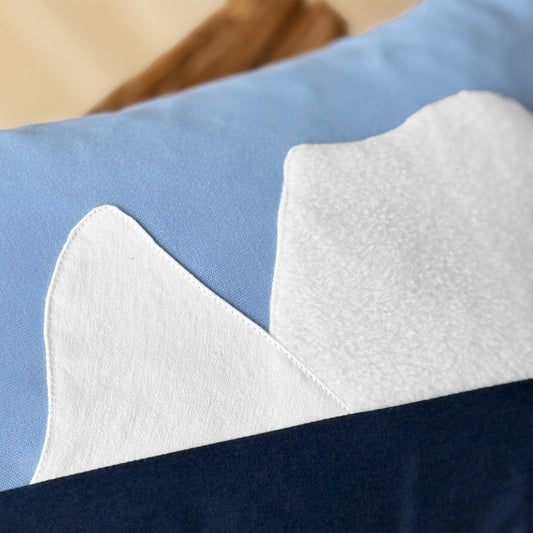 Upcycled pude, 30x50cm, Grønland, recycled inderpude medfølger