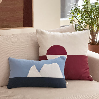 Upcycled pude, 30x50cm, Grønland, recycled inderpude medfølger