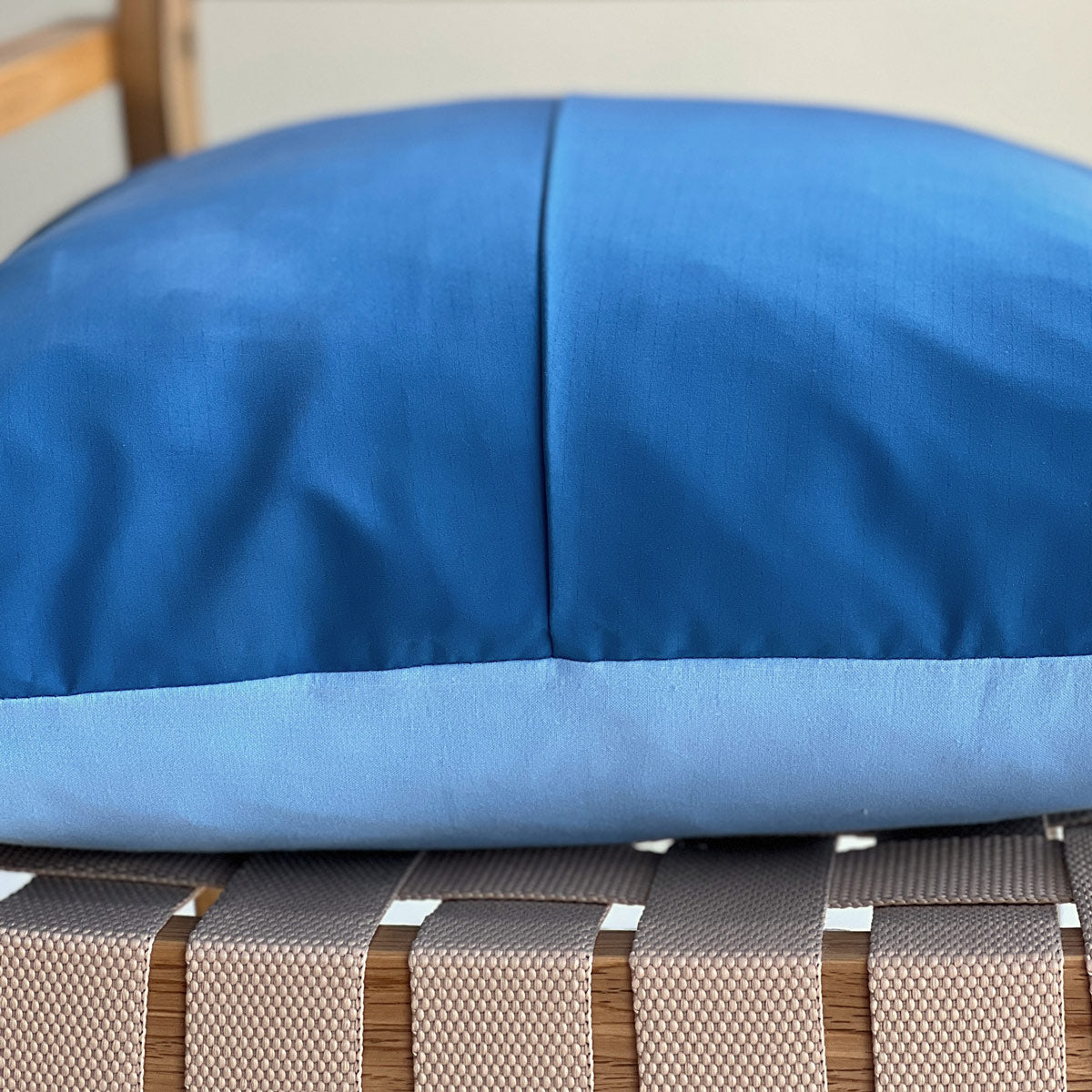 Upcycled cushion cover, 50x50cm, dark blue