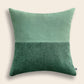 Upcycled cushion cover, 50x50cm, green