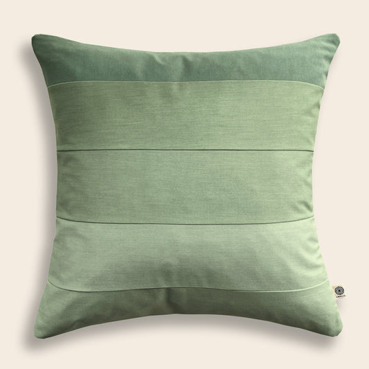 Upcycled cushion cover, 50x50cm, olive green