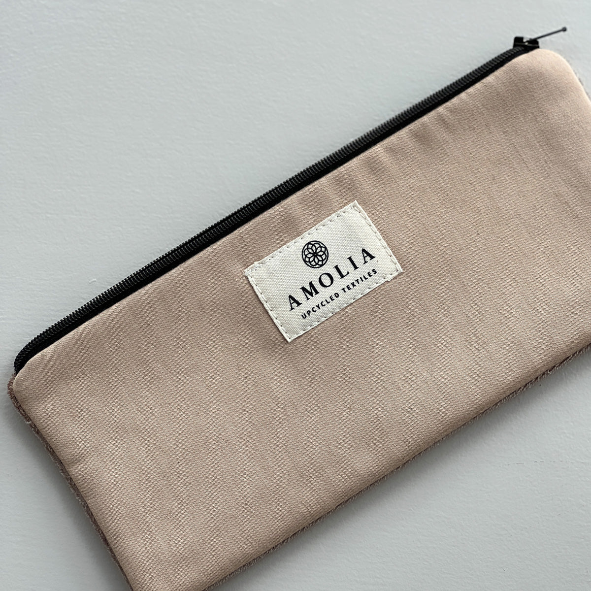 Upcycled taske, lysebrun