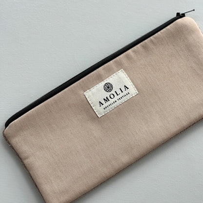 Upcycled taske, lysebrun
