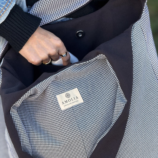 Upcycled håndtaske, Sofie, Pepita