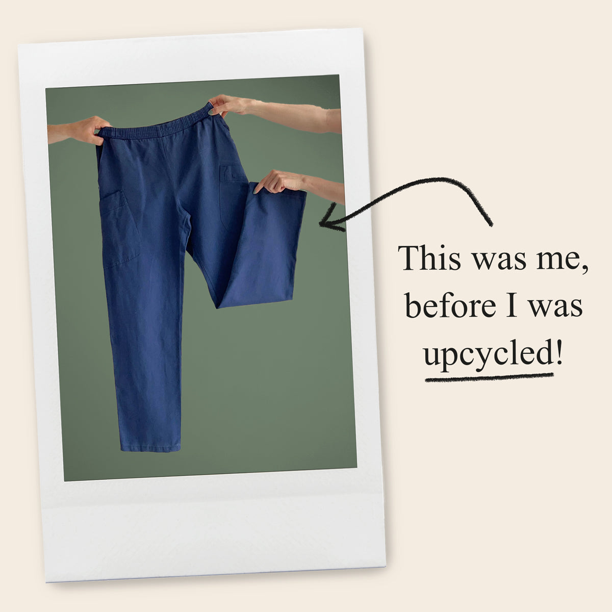 Upcycled håndtaske, Sofie, Blå