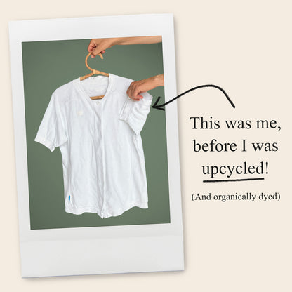 Upcycled vintage taske, skovgrøn