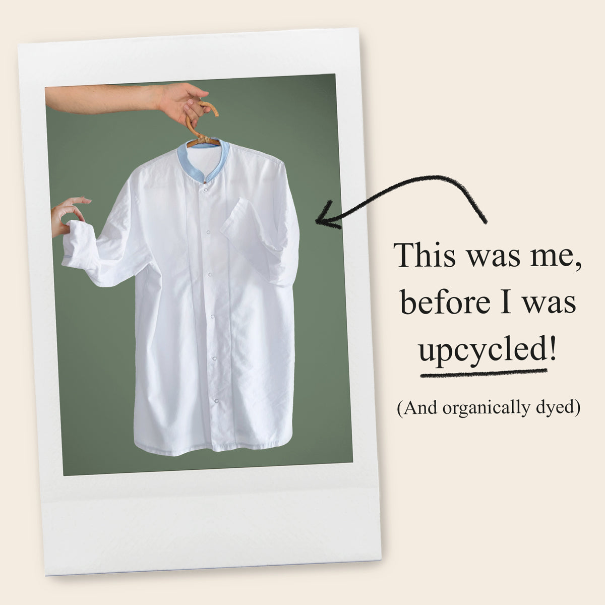 Upcycled vintage taske, blå