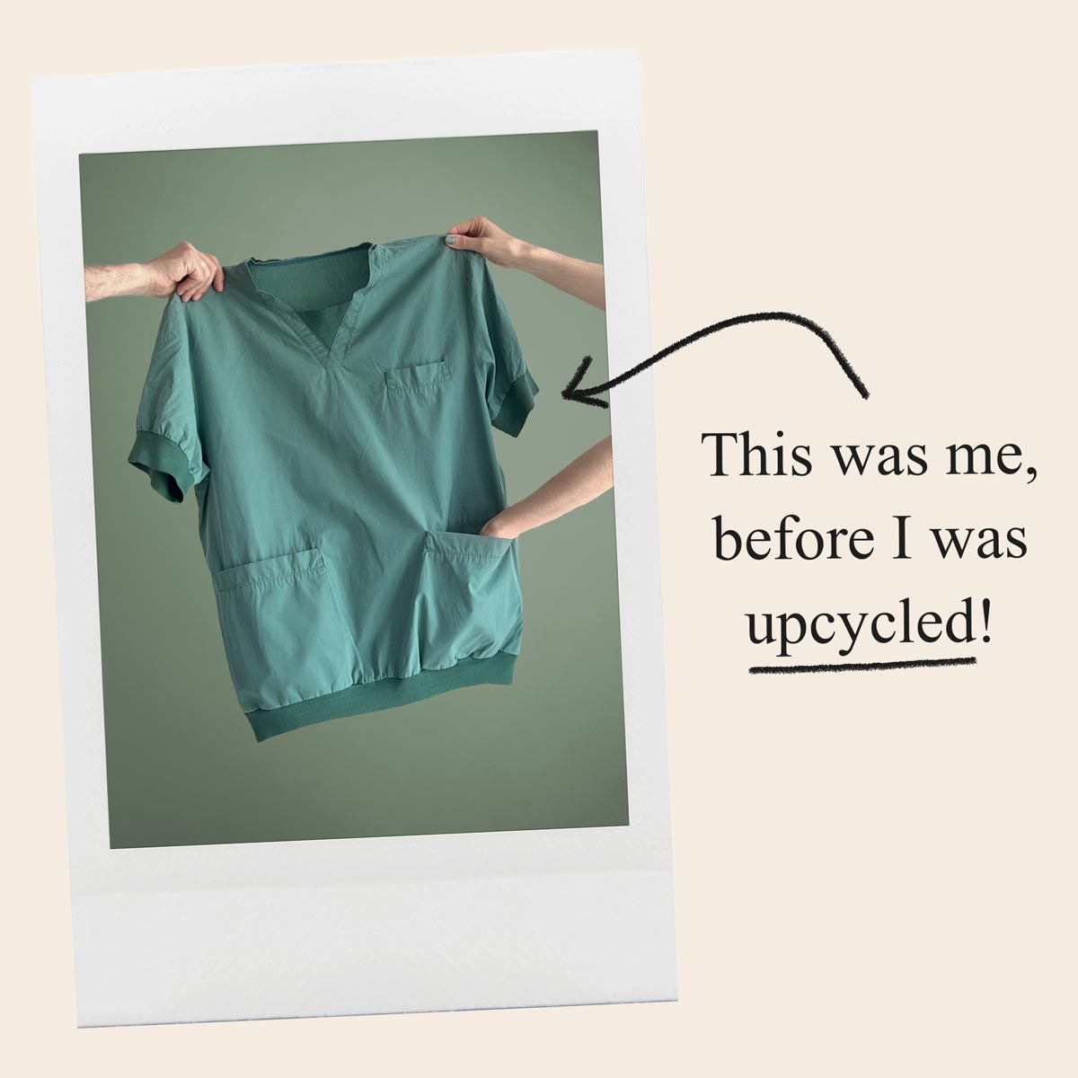 Upcycled vintage taske, blå