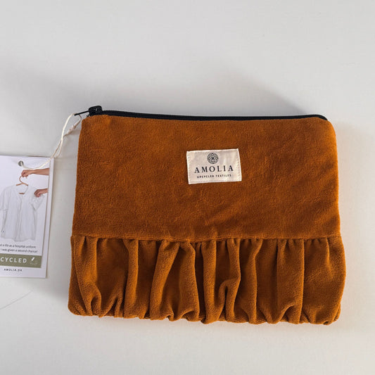 Upcycled vintage taske, brændt orange - OUTLET