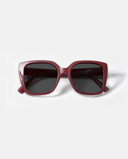 Recycled sunglasses I, Dark Red
