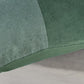 Upcycled pudebetræk, 40x40cm, skovgrøn