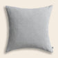 Upcycled cushion cover, 50x50cm, mist grey