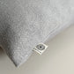 Upcycled cushion cover, 50x50cm, mist grey